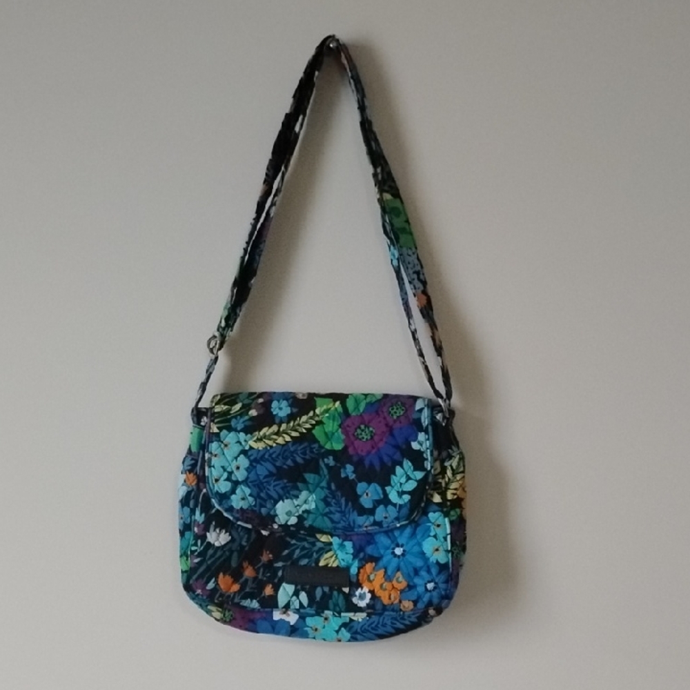 Vera Bradley Blue Floral Shoulder Bag